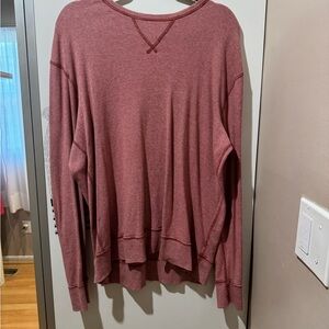 J. Crew Red Knit Top